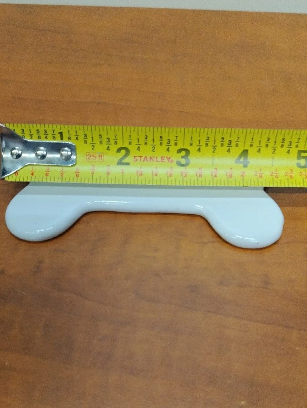 White Bone-Shaped Ceramic Tag